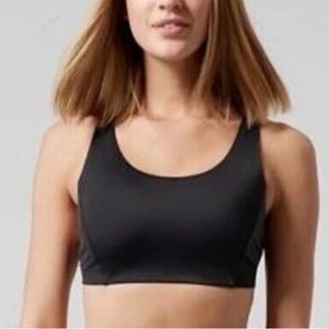NWT Athleta Black Malibu Bikini top A-C